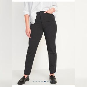 High-Waisted Pixie Straight Pants